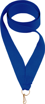 Лента для медали "Синяя" 22 мм 
