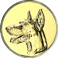 Эмблема "Собаки" 165-25 м