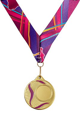 Медаль 521 Фиолетовая лента 