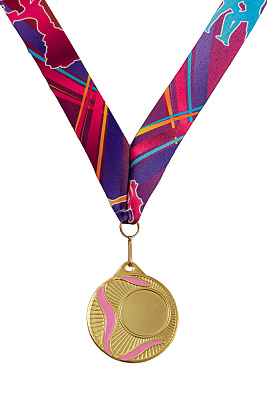 Медаль 522 Розовая лента 