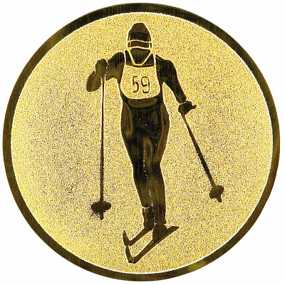 Эмблема "Лыжи" 96-25 мп
