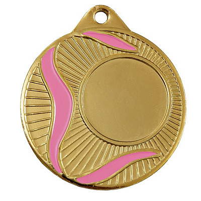 Медаль 522 Розовая лента 