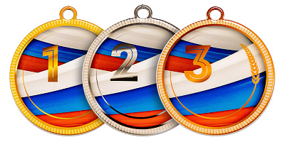 Медаль индивидуальная круглая без ленты 