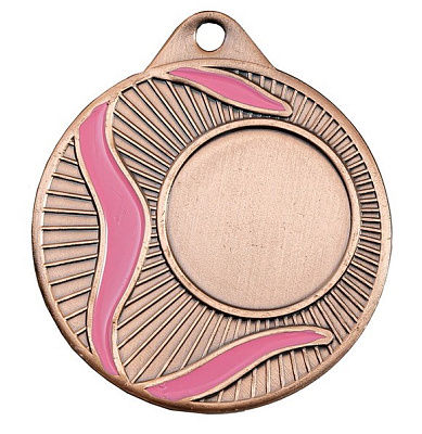 Медаль 522 Розовая лента 