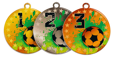 Медаль индивидуальная круглая без ленты 