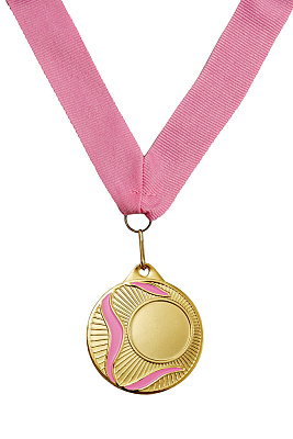 Медаль 522 Розовая лента 